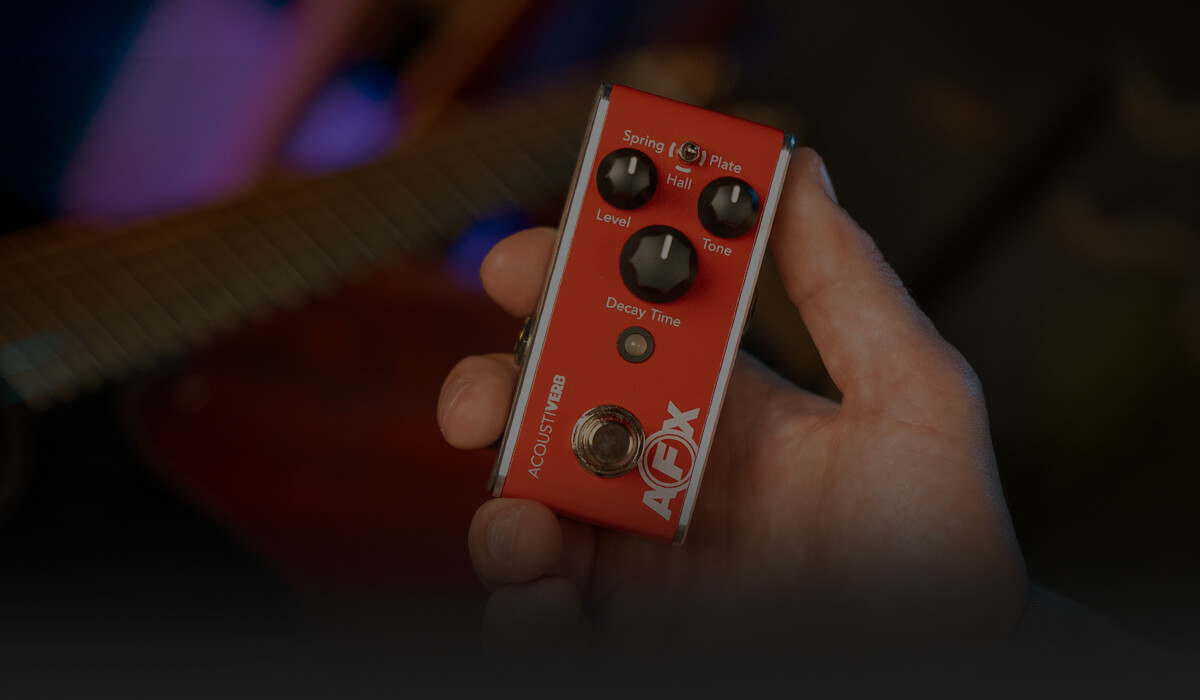 FISHMAN AFX Acoustiverb リバーブペダル AFX AcoustiVerb Mini Acoustic Guitar Reverb Pedal