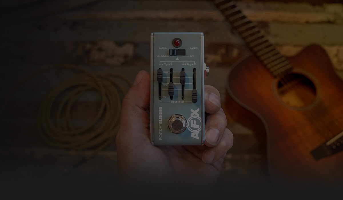 Fishman AFX Pocket Blender Mini Acoustic Guitar Pedal