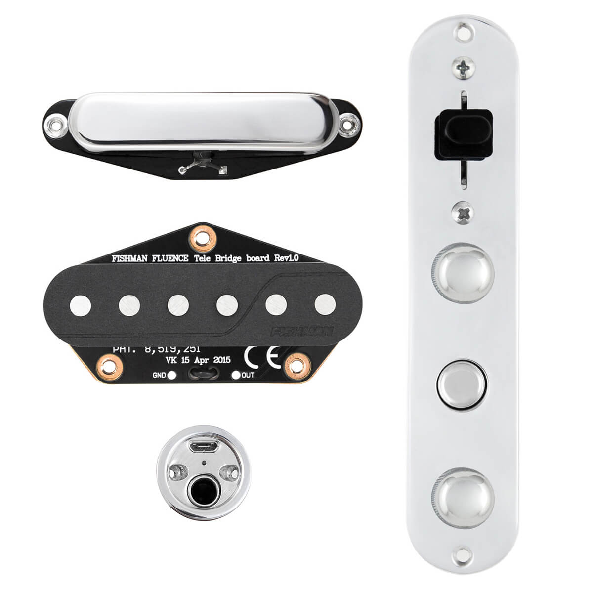 Fluence Greg Koch Gristle-Tone Signature Series Telecaster® 6-String Pickups Set